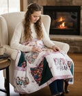 A Seed of Faith Prayer Knee Quilt – Handmade from Fabric Remnants