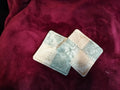 Fabric Coasters Yellow floral and Sage
