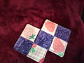 Fabric Coasters Strawberry Delight